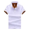 Polo da uomo Camicie estive a maniche corte Moda Camicia traspirante Cuciture casual Top da uomo di alta qualità