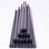 Chopsticks 10 SZTUK w 1 torba ze stopu ze stopu wielokrotnego użytku do wielokrotnego użytku Dostawy do domu (czarny)