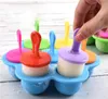 Strumenti Silicone Creativo Scatola per alimenti complementari per bambini 7 fori Vaschette per gelato Scatole Stampo per formaggio Cucina DB705