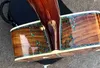 Guitare acoustique personnalisée avec incrustations de vie d'arbre d'ormeau véritable de 41 pouces, corps rond, tout KOA Wood5039616