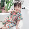 Cotton Soft Kids Girls Floral Rompers Overalls Clothes Sleeveless Toddler Jumpsuits Summer Newborn Bodysuits