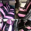 Car Seat Covers Universial For 5 Automobile Cover Protector Soft Fabric Embroidery 3D Butterfly Pattern Auto Cars SUV299y