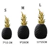 Nordic Ananas Handwerk Desktop Ornament Kreative Obst Form Wohnzimmer Dekor Goldene Hochzeit Geschenk Hause Dekoration Zubehör 210607