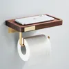 Держатели туалетной бумаги без ветвей деревянной ткани на ореховая стойка для ванной комнаты