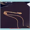 Fußkettchen Jewelrypersonality Mode einfache runde Kugel vergoldet 18 Karat Roségold Urlaub Strand weiblich kreatives Geschenk Fußkettchen Schmuck Drop Lieferung 20