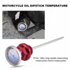 Parts Aluminum Alloy Motorcycle Oil Dipstick Temperature For 125cc Motocross Motorbike Black/ Silver/ Red Colors Optional