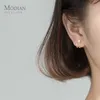Minimalistyczny podwójna warstwa gwiazda geometryczna stadnina kolczyk dla kobiet 925 Sterling Silver Anti-Allergy Tiny Ear Pin Fine Jewelry 210707