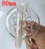 Hookah 애쉬 포수 구멍 PERC 14mm 및 18mm 조인트 어댑터 퍼콜 레이터 Reclaimer 유리 봉지 용 Ashcatcher