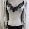 Corea moda aderente Sling Cardigan vestito a due pezzi Set corpo donna Harajuku Crop top sottile pizzo sexy camicia estiva t 210417