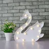 LED Night Light 3 AAA Аккумуляторные светодиоды Лампа дома Гостиная Украшения Настенные Лампы Детская спальня Арт Моделирование освещения ночей