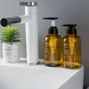 3 pçs / set Soap Dispenser Garrafa Definido Banheiro Shampoo Body Soap Garrafa Loção de Grande Capacidade Imprensa Garrafa Vazia 300ml / 500ml 211130