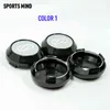 4PCS / Lot 64mm Car Wheel Center Caps för Enkei Emblem Klistermärke Auto Styling Rim Hub Cap