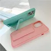 Shockproof Wristband Design Magnet Holder Silicone Skin Feel Cases for Apple iPhone 13 12 Mini 11 Pro Max X XS XR 7 8 Plus Back Cover Case