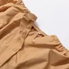 Kadın Sonbahar Gömlek Slash Boyun Omuz Straplez Slim Fit Seksi Bluz Katı Renk Fener Kol Femme Blusas Kadın GK400 210507 Tops