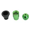 Rubber Metal Nipple Snuff Pipe 54mm Length 2 Stylel Durable Mouth Multiple Colors For Tobacco Dry Herb Smoking Accessories Wholesale