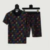 Marka logl garnitury Jogging Man TrackSUITS Dwupoziomowy scenariusz T -koszulka Sport Summer Printed Short Shorts Outfits Fashion CA2672