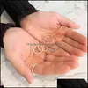 Grappe anneaux bijoux couleur coréenne Transparent acide acétique anneau taille unique plaque fille mode livraison directe 2021 Y7Zdt
