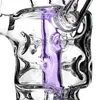 Курительный кальян высотой 10 дюймов, фиолетовый, розовый, зеленый, лавандовый = Fab Egg Recyler, стеклянный бонг для воды, 14,4 мм Banger