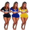 Lantejouls patchwork zíper jaqueta de manga curta colheita cutes set esportes dois pedaço conjunto clubwear streetwear party outfits x0709