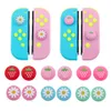 Strawberry Fruit Flower Thumb Grip Joystick Cap Cover för Nintend Switch Lite Joy-Con Controller Silicone Thumbstick Case