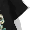 T-shirt de luxe pour hommes, imprimé chat, à manches courtes, de haute qualité, noir et blanc, taille s-xxl