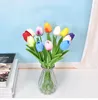 PU Mini Tulip Kunstmatige Bruiloft Decoratie Zijde Bloem Thuis Kunstmatige Plant Fashion Furning Articles