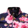 3D Цветочный принт Повседневная Рубашка Мужчины Лето Цветочная Гавайская Рубашка Мужская Slim Fit Короткая Рубашка Мужской Camisa Hawaiana 3XL 210522