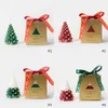 Christmas Tree Candles Creative Aromatherapy Candle Holiday Atmosphere Christmas Decorations Candle Xmas Gifts Color box packaging XD29970