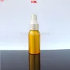 Bärbar aluminiumflaska 30ml Gold Spray 50ml Refillerbar resande flaska 60ml Tomma kosmetiska behållare 80ml 100mljars
