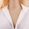 New Fashion Simple Star Moon Hängsmycke Halsband för kvinnor Nya Bijoux Maxi uttalande halsband Collier Fashion Smycken