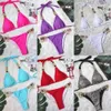 2020 Rhinestone Swimsuit Kobiety Bikinis Kryształ Diamentowy Bikini Zestaw Halter Bandaż Koronki Stroje Kąpielowe Kobiet Luksusowy Pływanie SuitX0523