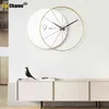 Relógios nórdicos sala de estar casa moda luz luxo moderno personalidade criativa atmosfera decorativa parede h1230