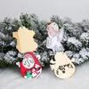 Juldekorationer 9pcs målade ängelbilhandskar träd xmas dekorativa ornament hängande