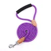 Soft Handle Dog Leash Reflective Rope Nylon Dogs Leashes For Small Large Pet Lead Training Ropes Running