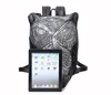 Fashion 3D Embossed Owl Zaino per uomo borsa da viaggio donna Originalità giris personalità impermeabile Cool School Bags per ragazzi ragazze