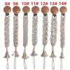 DIY Weave Baby Pacifier Clips Wooden Beaded Soother Holder Clip Infant Nipple Teether Dummy Strap Crochet Cotton Rope YFA2999