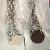 Bracelets de coração Mulheres Corrente de moda de aço inoxidável redonda à mão Presente de jóias para namorada Acessórios de dia dos namorados de Natal por atacado