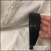 Opaski na głowę Biżuteria Włosów Klasyczne Solidne Kobiety PU Pałąk Trendy Soft Touch Lady Band Wysokiej klasy 6 Kolory Kobiet Elagant Hairbands Drop