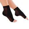 Soutien de la cheville 1 paire de pieds de compression manches anti-fatigue en cours d'exécution basket-ball chaussettes de sport protecteur de renfort extérieur