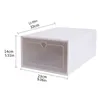 Transparent Plastic Clamshell Shoe Box Thickened Dustproof and Waterproof Foldable Household Combination Cabinet