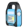 Lampa täcker nyanser bärbar COB Camping Light Spotlight Super Ljus LED-arbete Solar för utomhuslampor