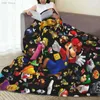 Filtar anime 3d tryckt ultra-mjuk mikro fleece filt flanell kasta sherpa sängkläder sängkläder soffa picknick päls mjuk 300322702