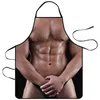 Averons cozinha avental masculino de trabalho personalizado roupas para cozinhar churrasco de impressão muscular individual engraçada