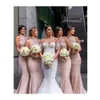 Elegant Halter 2021 Mermaid Bridesmaid Dresses Long Appliqued Wedding Guest Prom Party Gowns Custom Made 328 328