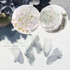 Tiny AB Crystal Rhinestones voor Nails Glanzende Kaviaar Kralen Micro Glass Balls Mix Size Bedel Parels Holo Nail Art Decoraties