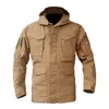 M65 Askeri Kamuflaj Erkek Giyim ABD Ordusu Taktik Erkek Rüzgarlık Hoodie Alan Ceket Dış Giyim Casaco Masculino 211011