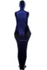 Unisex Sacco a Pelo Vestito Blu Scuro Lycra Spandex Mummia Costumi Sexy Uomo Donna Sacchi per Il Corpo Sacchi a Pelo Catsuit Costume Halloween Pa238z