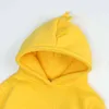 7 Colors Fashion Dinosaur Kids Hoodies Spring Warm Fleece Girls Jacket Older Children Pullover Outerwear 6M-12Y Baby Boy Clothes 211110