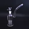 1set Mobius Matrix Bong en verre narguilé avec side-car Bong cage à oiseaux Perc 8 pouces femelle recycleur Dab Rig Bong avec tuyau de brûleur à mazout en verre mâle de 30 mm