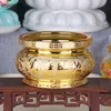 Ceramics God of Wealth Incense Ornaments Buddha Hall Worship Accessories Traditional Buddhist Decoration Supplies 211108